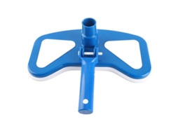 Ronjoe-escova De Cabeça De Aspirador Curva Para Piscina Azul E Branca 12 Polegadas Com Cabo