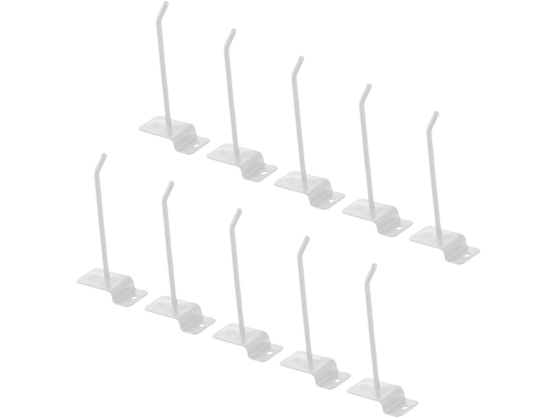 Conjunto De 10 Ganchos Para Painel Perfurado, Multiuso Resistentes Pra