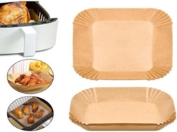 Lurelia Papel Para Air Fryer, 100 Folhas, Redondo