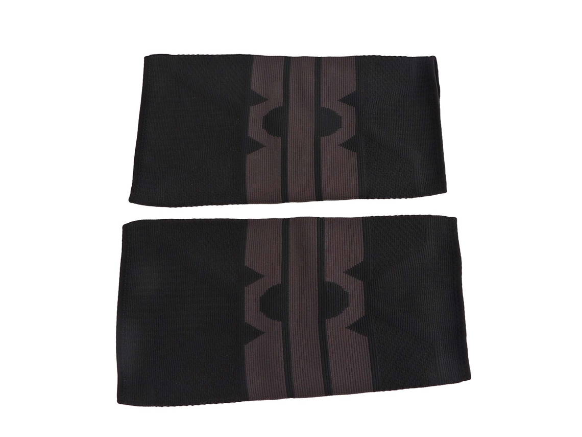 Conjunto 2 Joelheiras Esportivas Malha Quente Equipamento Proteção Basquete Caminhada Corrida Escalada
