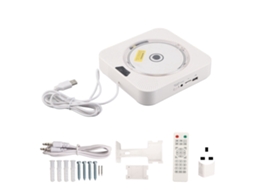 Leitor de Cd Bluetooth de Parede LAXISCREED com Controle Remoto