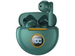 Auriculares Bluetooth True Wireless J88-1 (In Ear - Microfone - Verde)