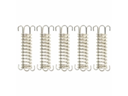 Vidaxl Fixadores De Mola P/ Para-sol Estilo Vela 5 Pcs Aço Inoxidável