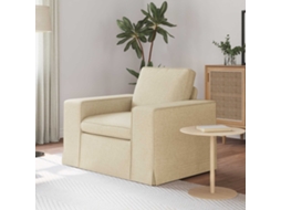 Vidaxl Sofá Creme 103 X 80 X 82 Cm Tecido