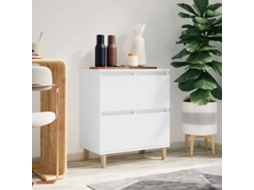 Vidaxl Aparador 60x35x70 Cm Derivados De Madeira Branco