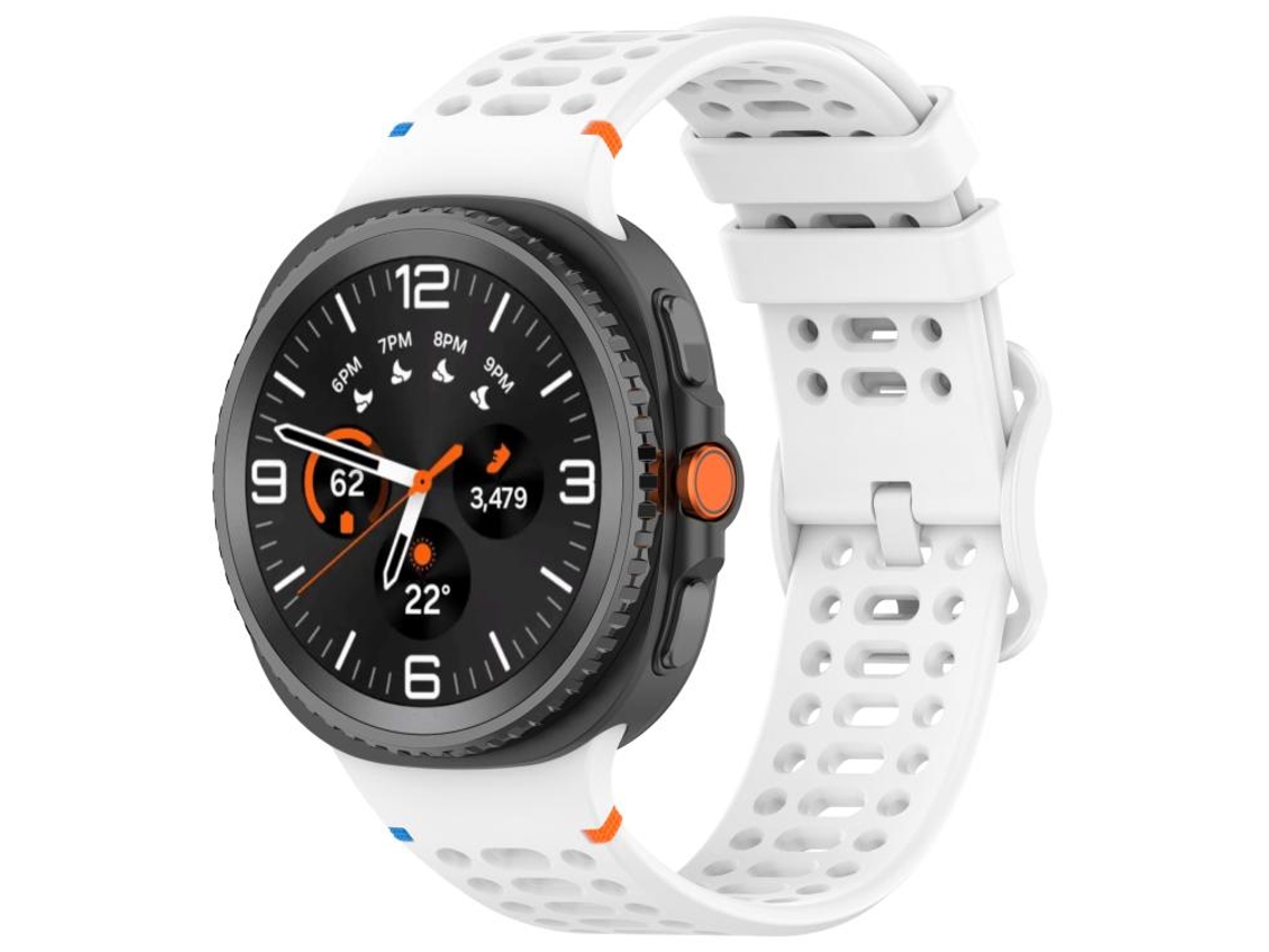Pulseira Para Samsung Galaxy Watch 8 / 8 Classic - Silicone Com Fivela De Escada