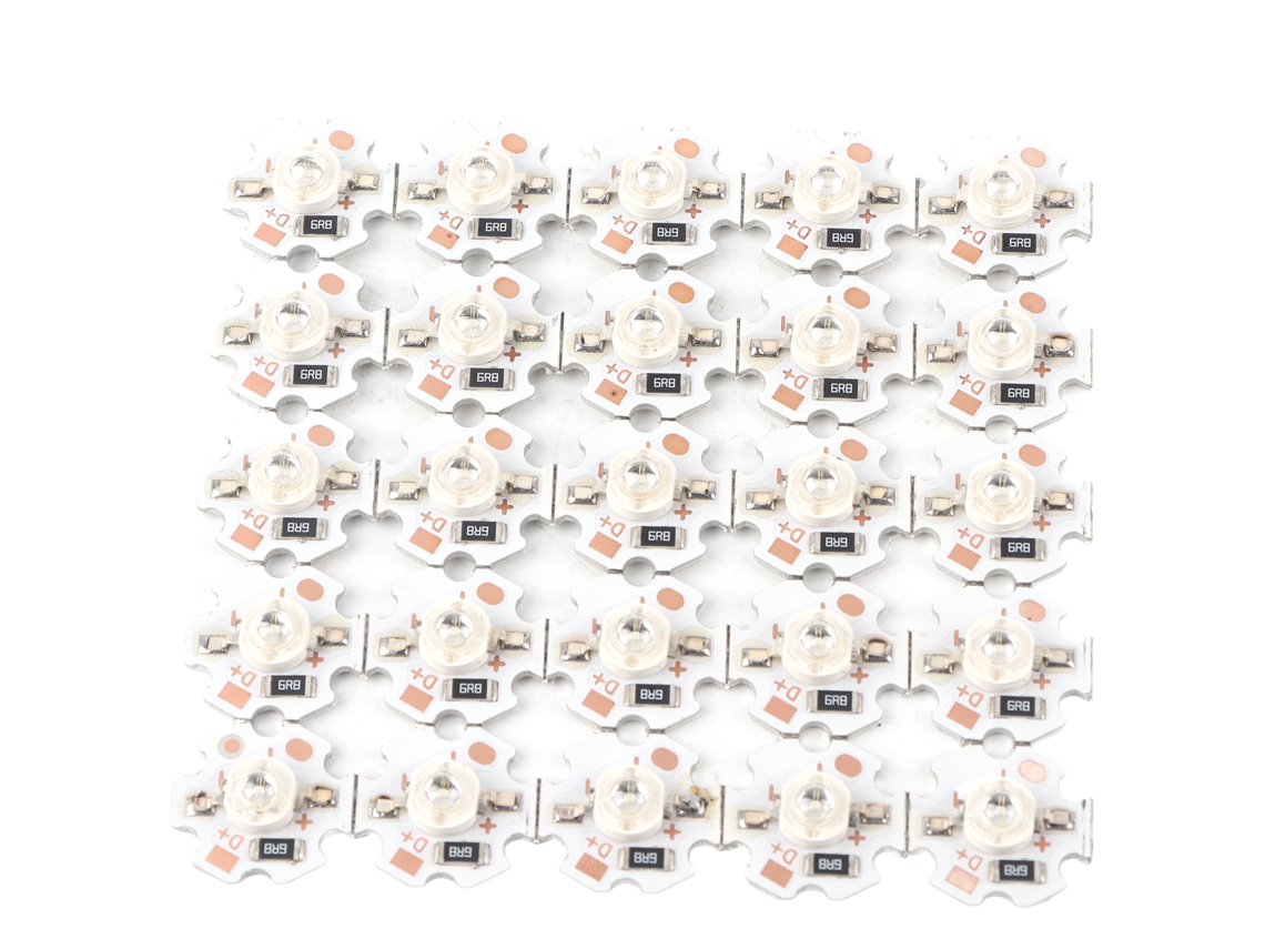 2026 25 Peças de Chips Led 5v 1w 200lm Pérolas de Luz Azul 455 460nm para Lâmpadas Diy
