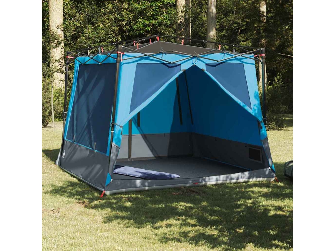 Vidaxl Tenda Interior 6 Pessoa Azul Tafetá