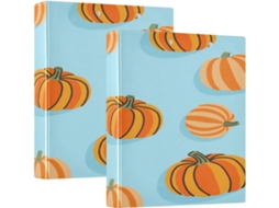 Pasta Material Escolar De Outono, 3, 8cm 1, 5 Polegadas, 3 Argolas Com Prancheta, Pacote Com 1 2 Pastas Estéticas