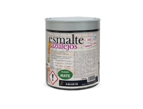 Tinta Azulejos à base de água Branco Mate 750 Ml