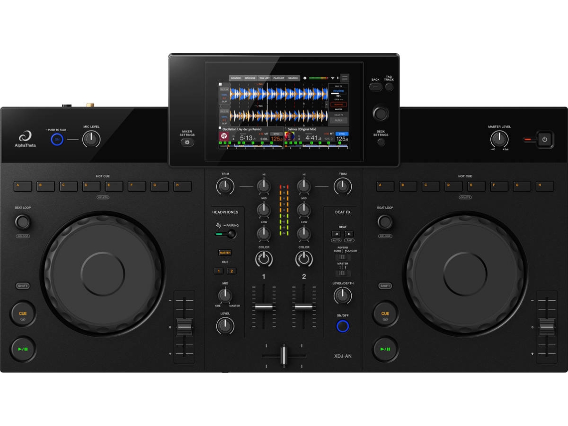 Controlador de DJ ALPHATHETA XDJ-AN DJ Controller (Preto)
