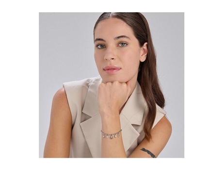 Bracelete Elegante Em Aço Com Pingentes Chakra Bhkb251 Brosway