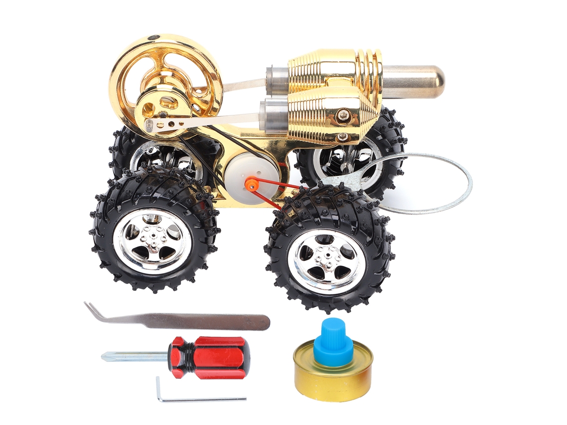 Modelo De Motor Stirling Para Coche Miniatura Kit De Ciencia Física Juguete Regalo