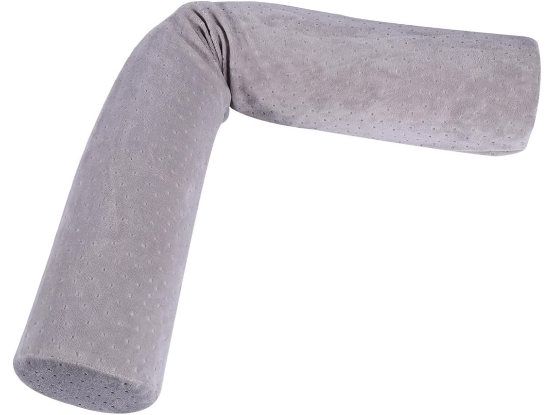 Travesseiro Cilíndrico de Espuma Viscoelástica para o Pescoço, com Forte Suporte Alívio da Dor. CHABERLU