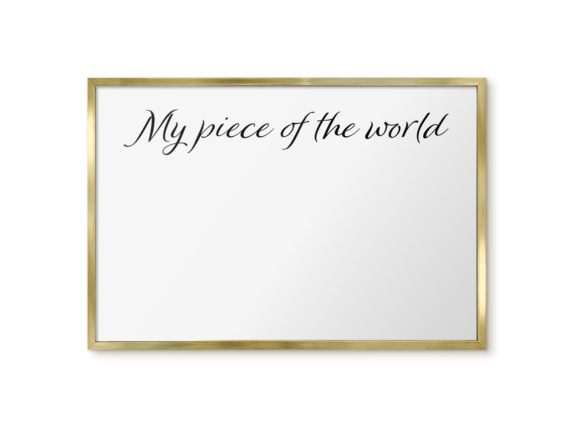 Magnetic Wall Board My Piece Of The World For The Office Espelharte (60x40 Cm)