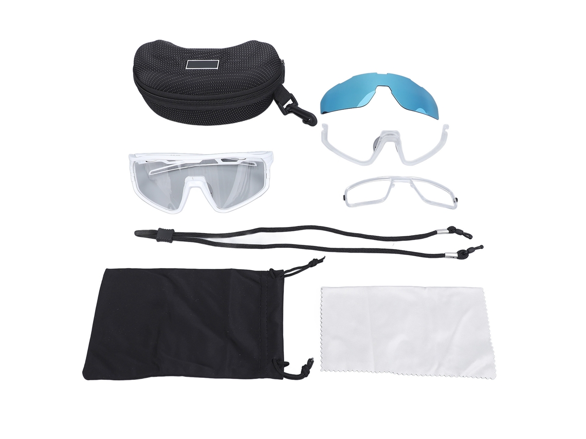 Vlrla-gafas Deportivas Polarizadas Com Lentes Intercambiáveis Para Ciclismo Running Pesca Marco Miope Anti-vento