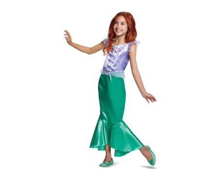 Fato de Menina LIRAGRAM ESPAÑA Clássico De Princesa Ariel  (5 - 6 anos)
