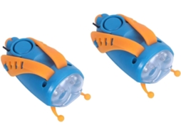 Farol Dianteiro Recarregável Via Usb Para Bicicleta (2 Unidades) Com