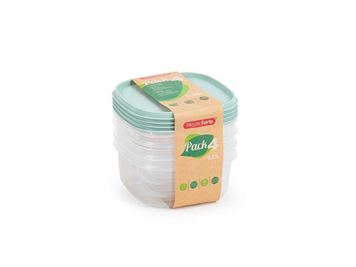 Fiambreras 0.35 L Surtidas Lote 4 Plasticforte