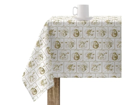 Toalha de Mesa BELUM de resina resistente a manchas HP Houses 01 Light (300x140 cm)