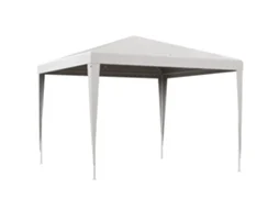 Tenda Jardim 3x3m Desmontavel Tubo Aço Branco