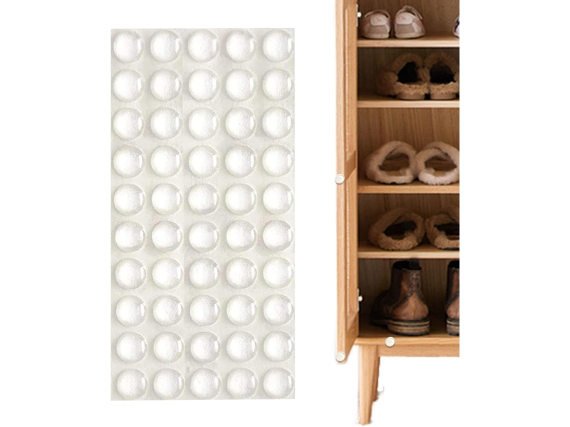 Batentes De Porta Armário Almofadas Silicone Anticolisão Para Os Pés, Batente Adesivo Transparente