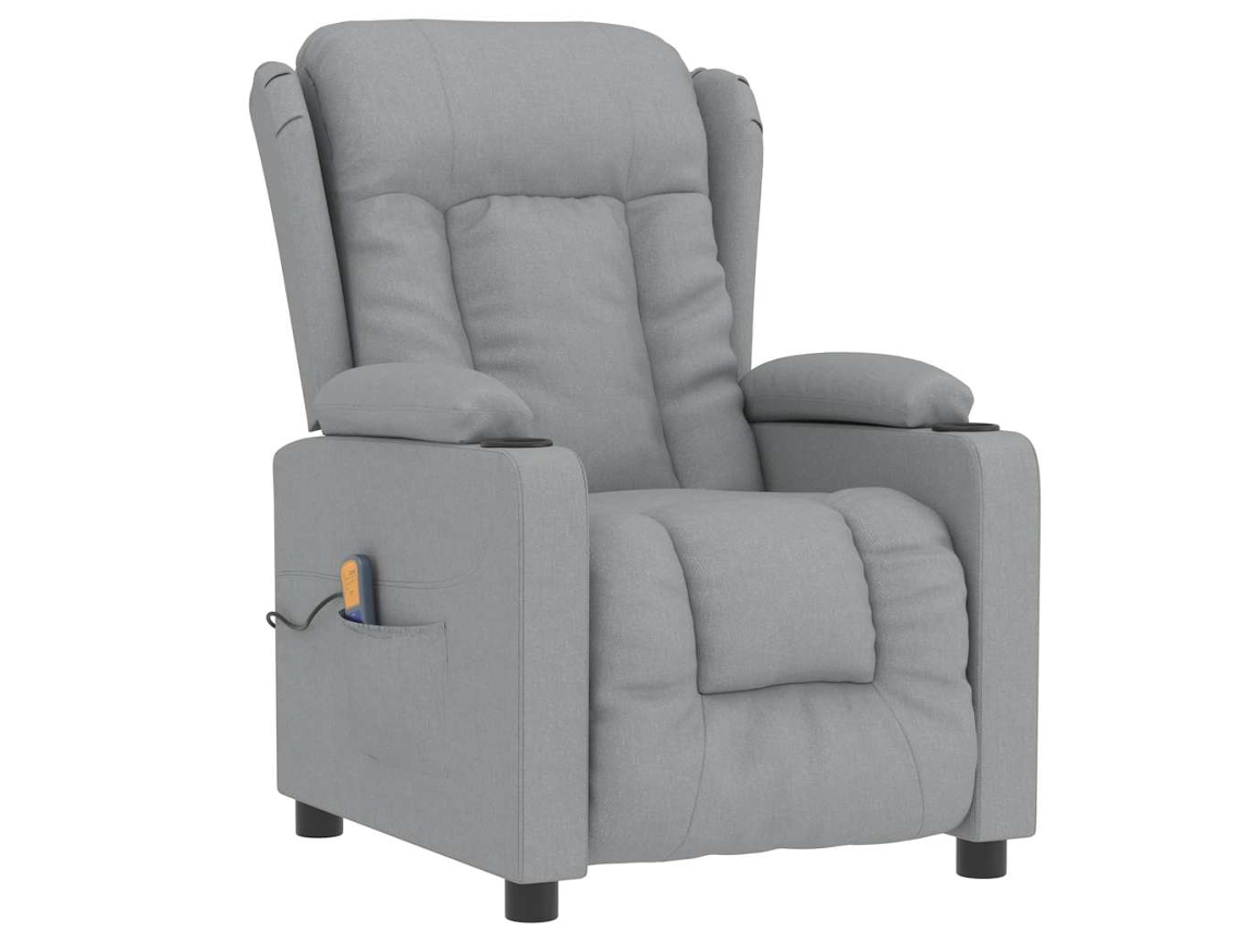 Massage Chair, Massage Chairs Vidaxl Cinzeto Tecido