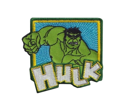 Patches Ecusson Thermocollant Hulk Vingadores 6,50 X 7 Cm Mono Quick