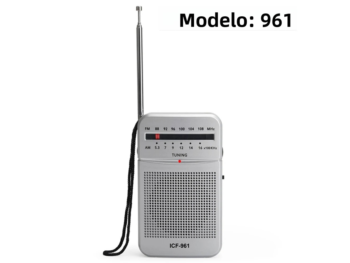 Rádio Portátil Bc r119 MDUG (961 Branco)