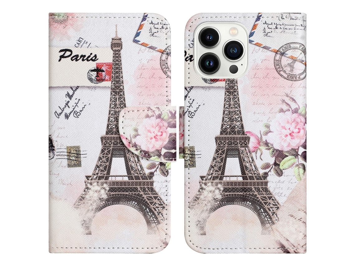 Capa Em Couro Pu Para Apple Iphone 16 Pro - Torre