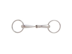 20 Mm Snaffle Grosso Oco de Junta Única Prateado 12.5 Cmsefton