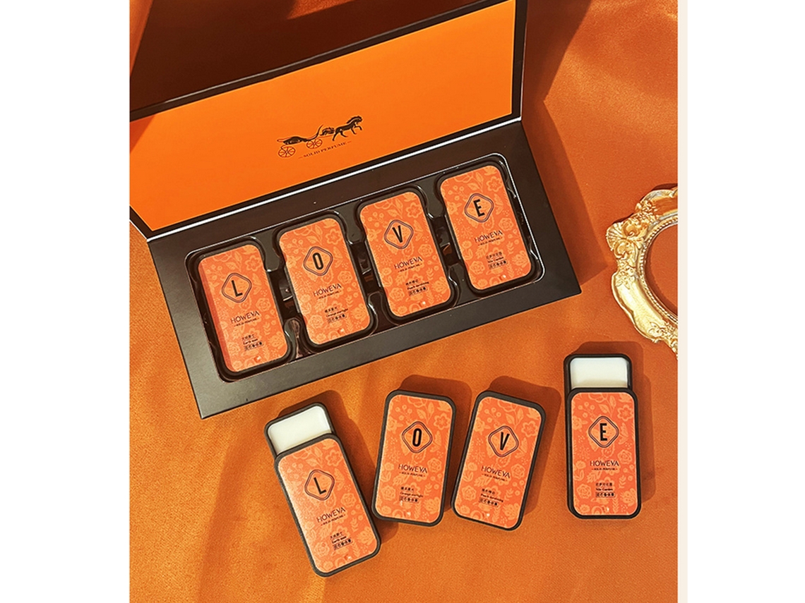 Conjunto De Perfume Sólido: Fragrância De Longa Duração
