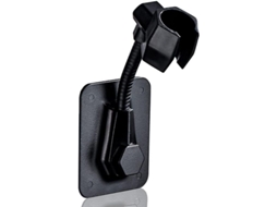 Suporte de ducha de parede autoadesivo, suporte de cabeça de ducha, preto, sem furar com S/MARCA