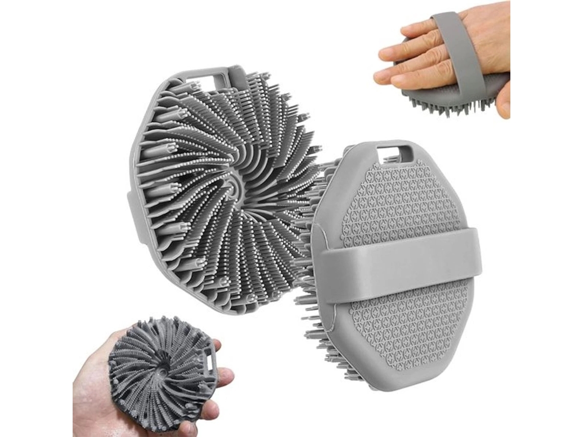 Escova De Banho Para Costas, Silicone, Esfoliante, Corporal