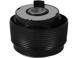 Adaptador De Desconexão Do Volante Em Alumínio Preto E Plástico