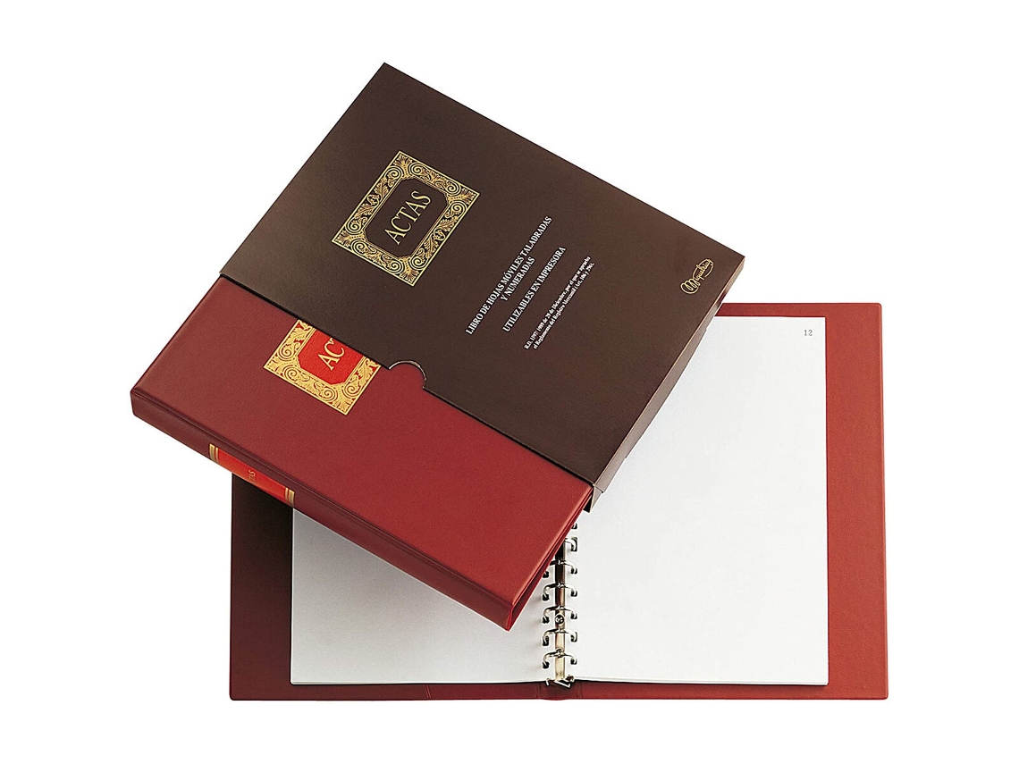 Livro de Actas MIQUELRIUS 4102 Castanho A4 100 Folhas