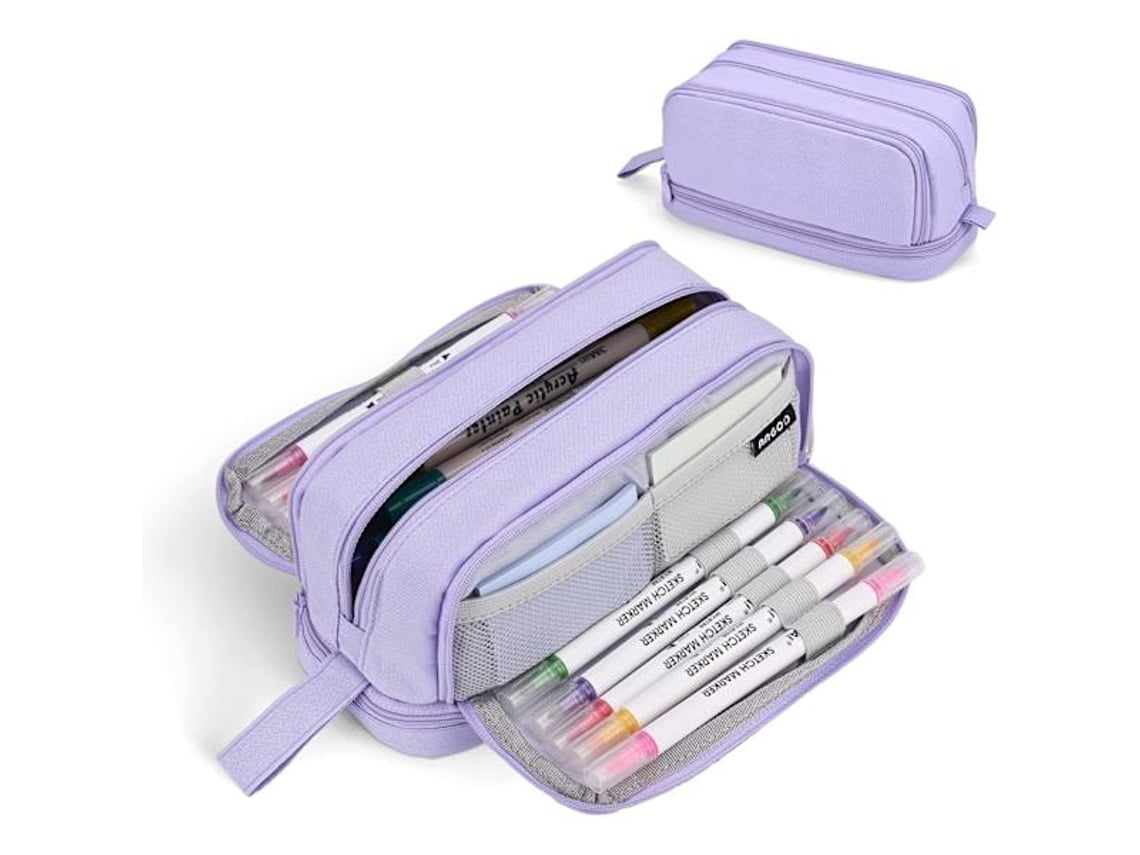 Estojo para Lápis, Grande, Roxo AQUAFORGE