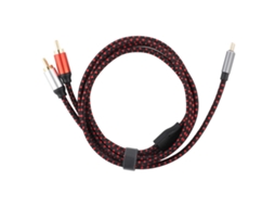 Aetheria cabo de Áudio Type c para 2rca Macho 1,5m Plating Ouro para Celular Tablet Laptop