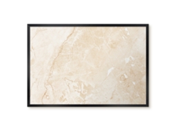 Magnetic Board For Wall Beige Stone For The Bedroom Espelharte (60x40 Cm)