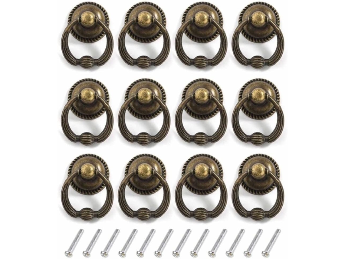 Conjunto De 12 Puxadores De Porta Estilo Vintage Para Jovens, Ideais Para Armários.