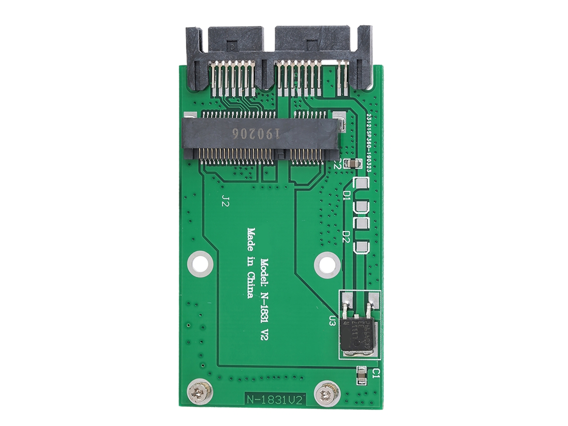 Adaptador De Cartão Mini Msata Para Interface Micro Sata De 1.8 Polegadas Com Alto Desempenho