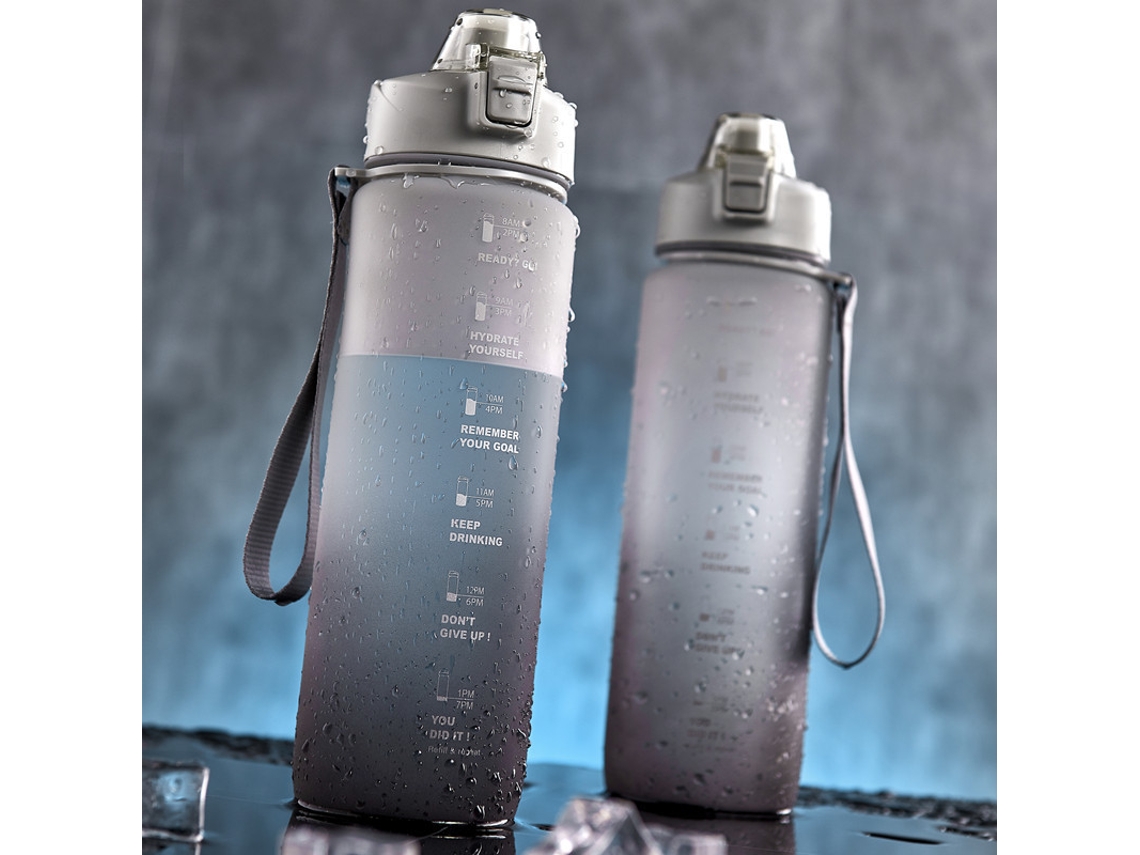 Caneca esportiva Brilvibera Sky Grey 1000ml