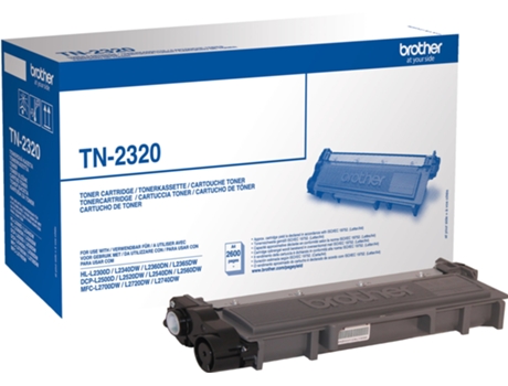Toner BROTHER TN2320 Preto (TN-2320)