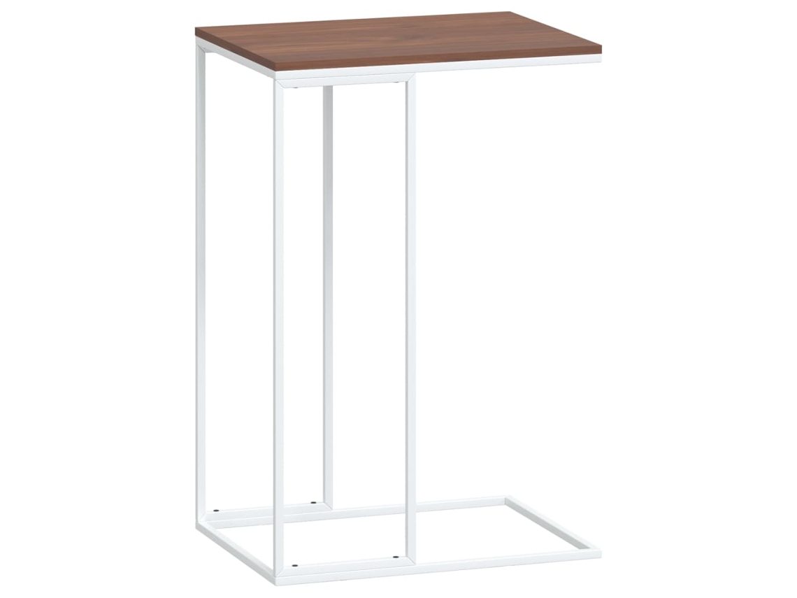 Side Table, Side Tables Vidaxl Branco Madeira Processada (40 X 30 X 59 Cm)