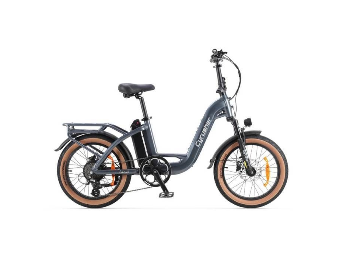 Motor de bicicleta elétrica CYRUSHER Nova 250 W, bateria 36 V 15 Ah, pneus 20 Polegadas