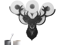 Suporte Para Papel Higiênico Porta Black Deer, Suporte Para Armazenamento De Rolos Papel