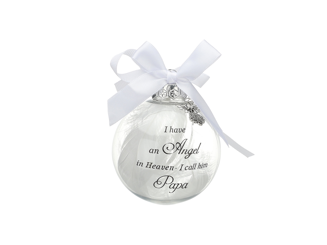 Laxiscreed Bola De Plástico Com Anjo Feather Para Decoração E Memória, Embalagem Incluída