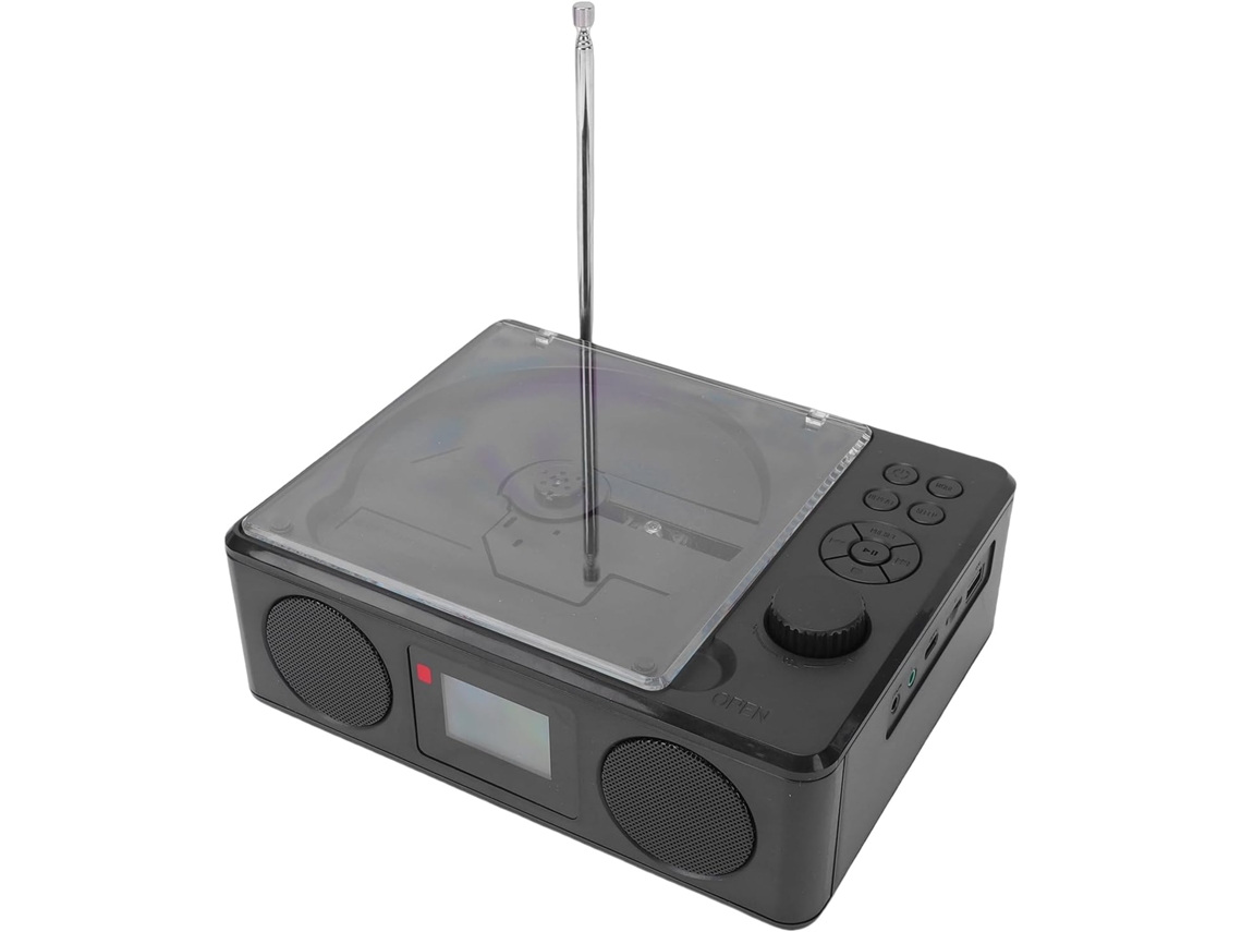 Leitor Cd Portátil, Recarregável Via Bluetooth, Com 7 A 9 Horas De Reprodução, Design Anti-pulos