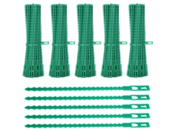 500 Abraçadeiras ajustáveis AQUAFORGE de 17cm para suporte de plantas