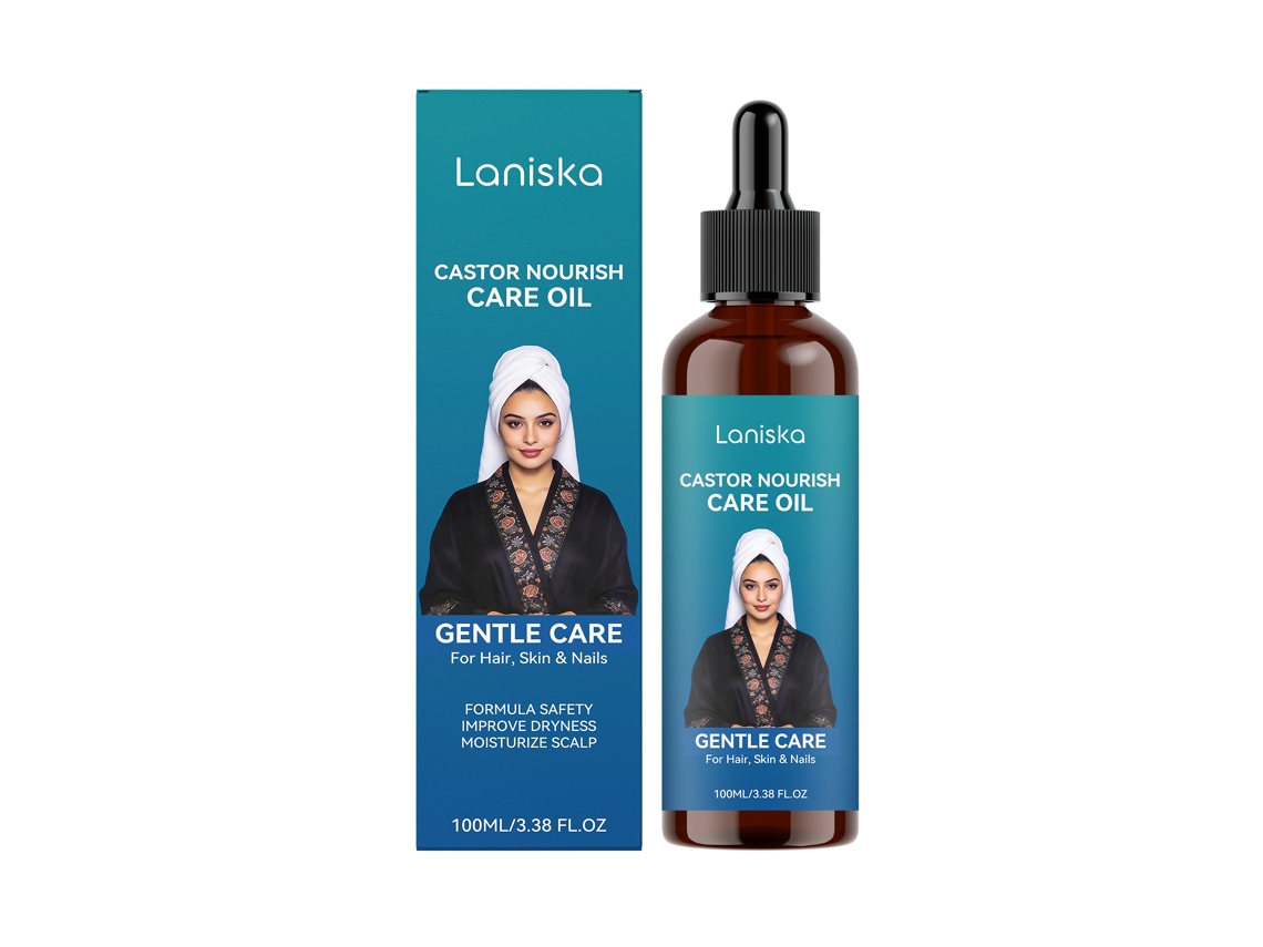 Óleo Essencial Castor Care Laniska para Cabelo